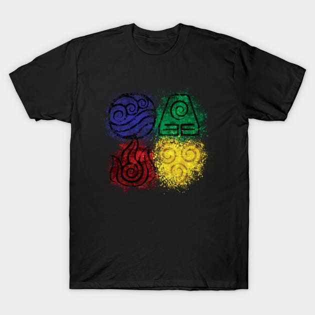 Four Elements T-Shirt by sambeawesome